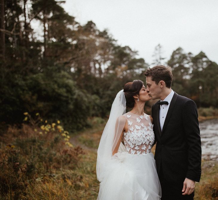 Kaviar Gauche Wedding Dress For A Candlelit Wedding | Connemara Ireland | James Frost Photography