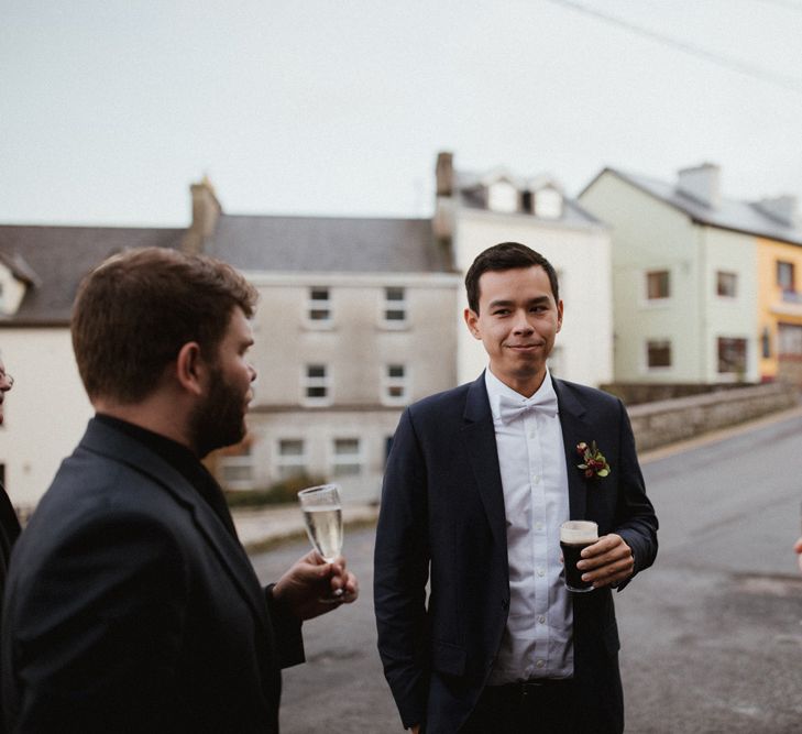 Kaviar Gauche Wedding Dress For A Candlelit Wedding | Connemara Ireland | James Frost Photography