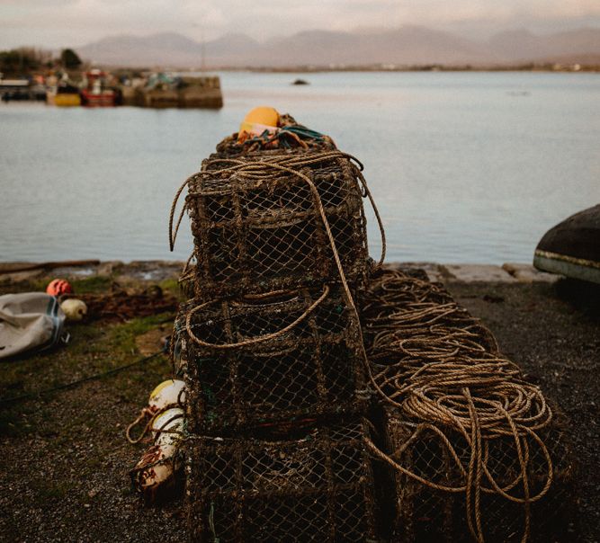 Kaviar Gauche Wedding Dress For A Candlelit Wedding | Connemara Ireland | James Frost Photography