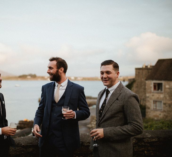 Kaviar Gauche Wedding Dress For A Candlelit Wedding | Connemara Ireland | James Frost Photography