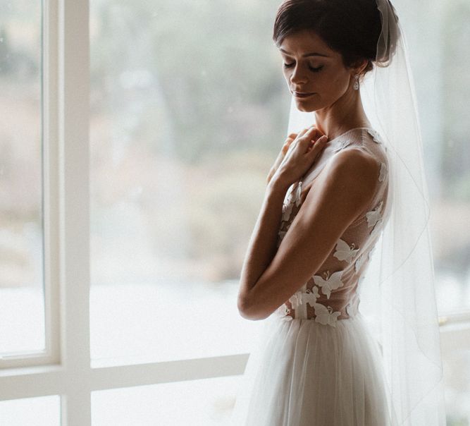 Kaviar Gauche Wedding Dress For A Candlelit Wedding | Connemara Ireland | James Frost Photography