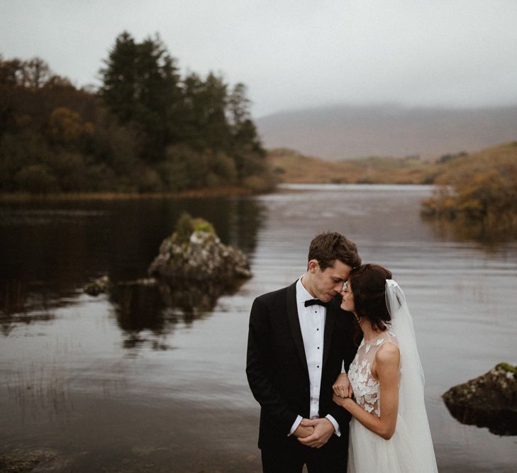 Kaviar Gauche Wedding Dress For A Candlelit Wedding | Connemara Ireland | James Frost Photography