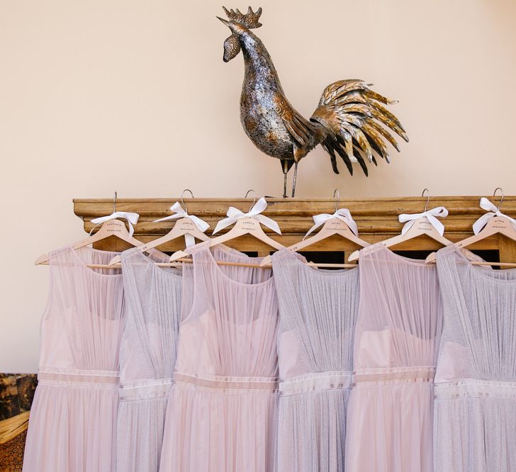 Mismatched Pastel Bridesmaids Dresses