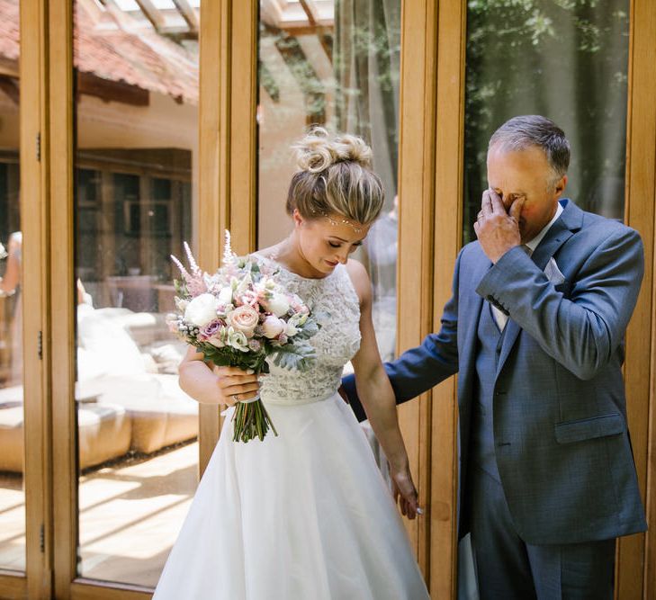 Sassi Holford Bride With Dad