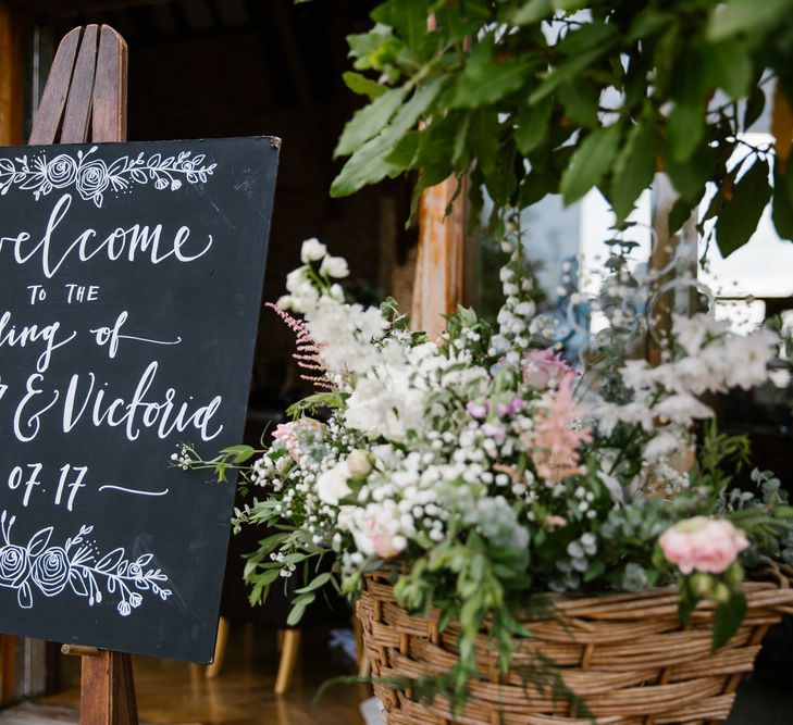 Chalkboard Welcome Sign