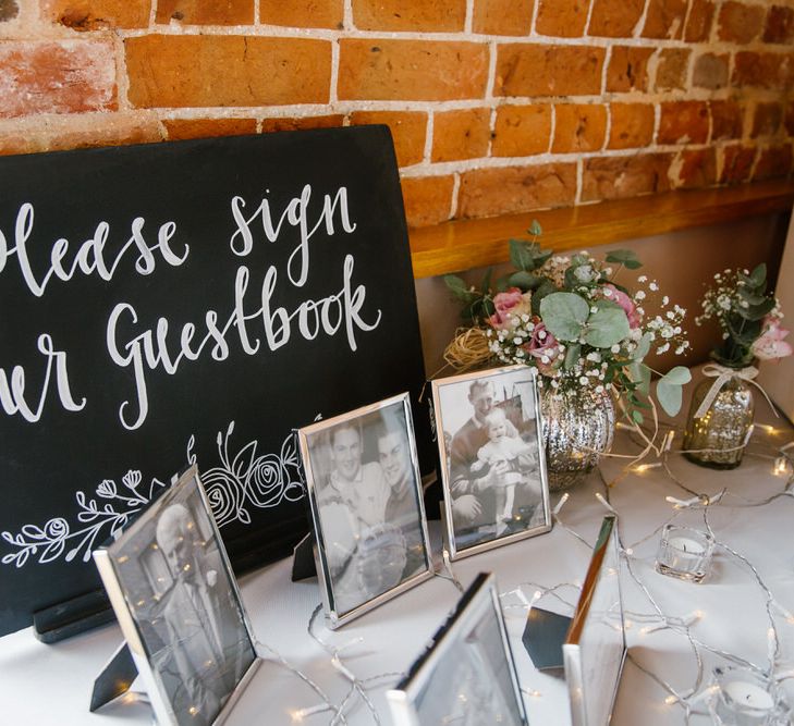 Wedding Guest Book Table