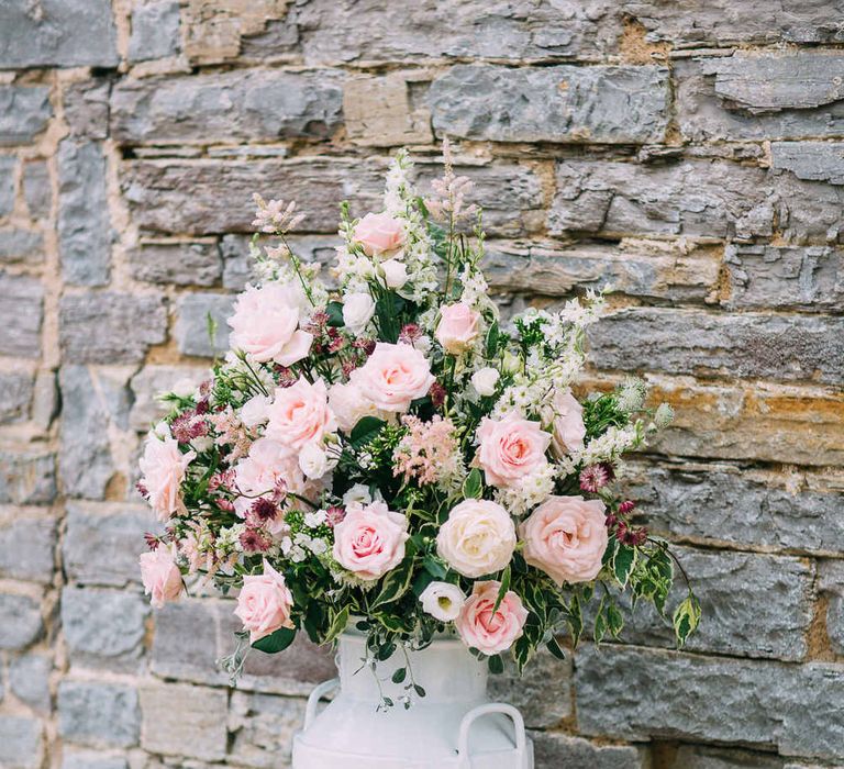 Milk Churn Floral Arrangement