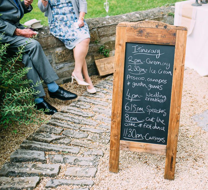 Blackboard Wedding Sign