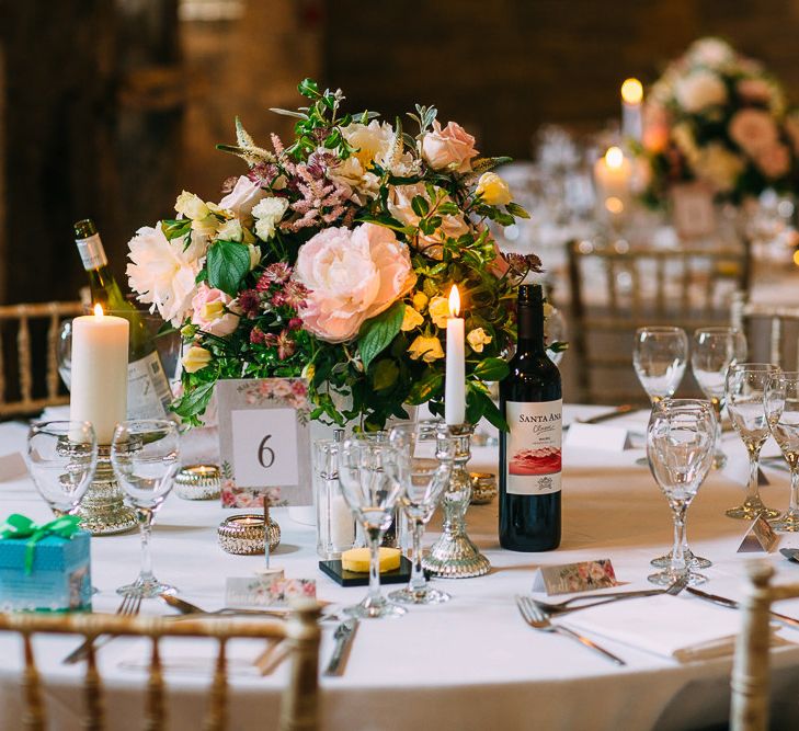 Blush Floral Centrepieces