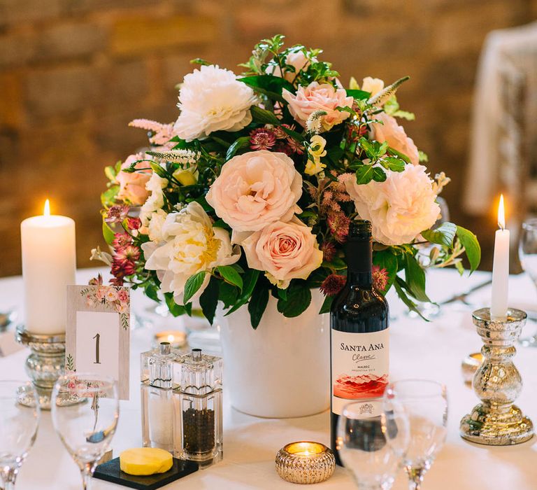 Pink Flower Centrepiece