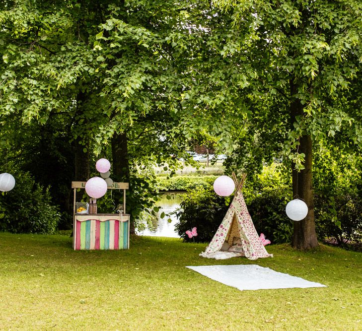 Tipi For Children at Wedding