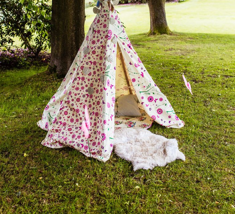 Tipi For Children at Wedding