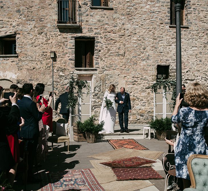 Embroidered Wedding Dress By Beba's Closet For An Elegant Lakeside Wedding With Images From Sara Lobla