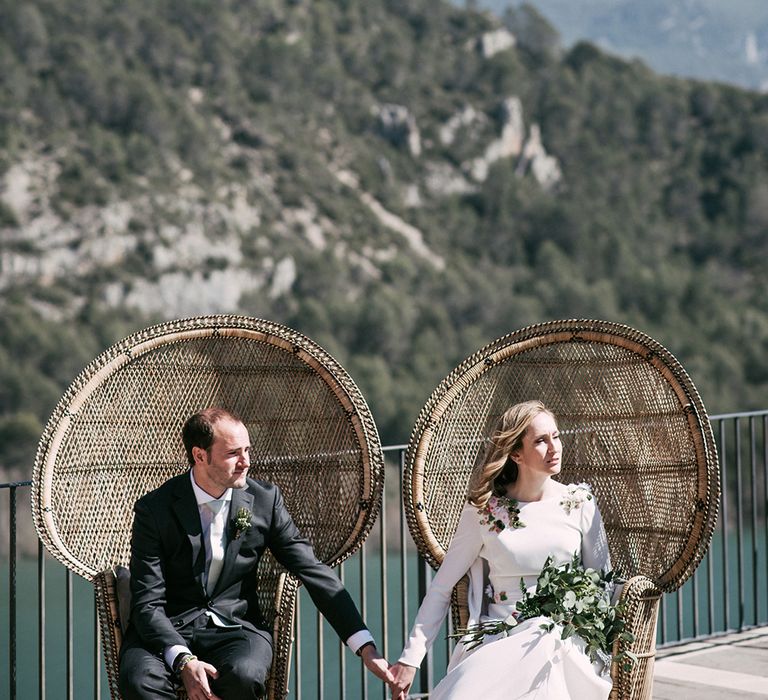 Embroidered Wedding Dress By Beba's Closet For An Elegant Lakeside Wedding With Images From Sara Lobla