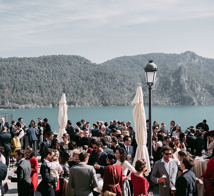 Embroidered Wedding Dress By Beba's Closet For An Elegant Lakeside Wedding With Images From Sara Lobla