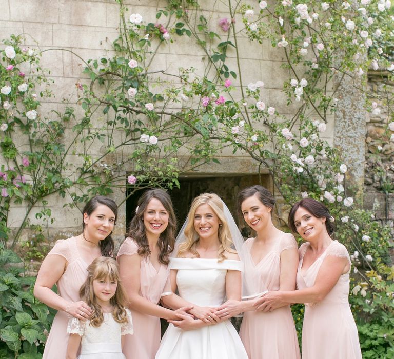 Bridesmaids In Blush Pink ASOS Dresses