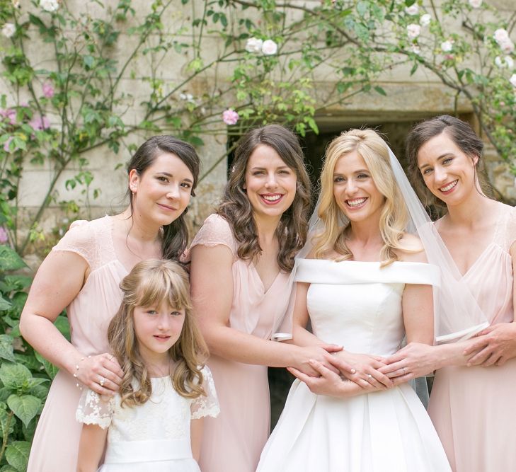 Bridesmaids In Blush Pink ASOS Dresses