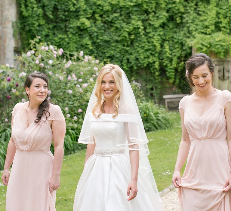 Bridesmaids In Blush Pink ASOS Dresses