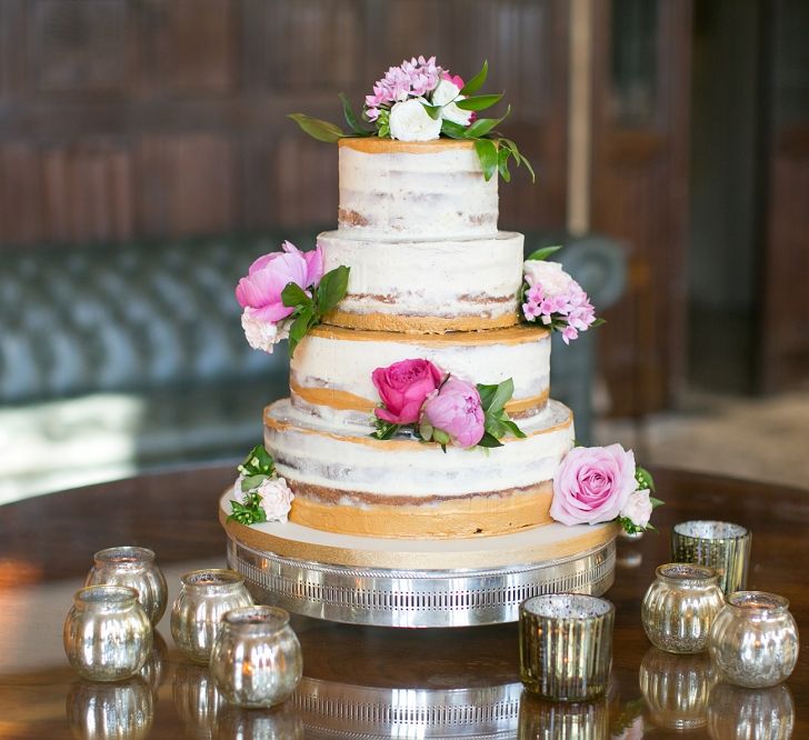 Semi Naked Wedding Cake