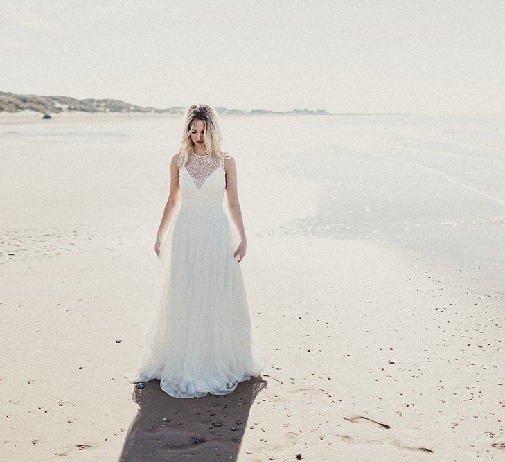 Beach Bridal Look Book Shoot At Camber Sands For White Mischief Bridal With Jenny Packham, Augusta Jones & Jesus Peiro | Images By Jason Williams Photography