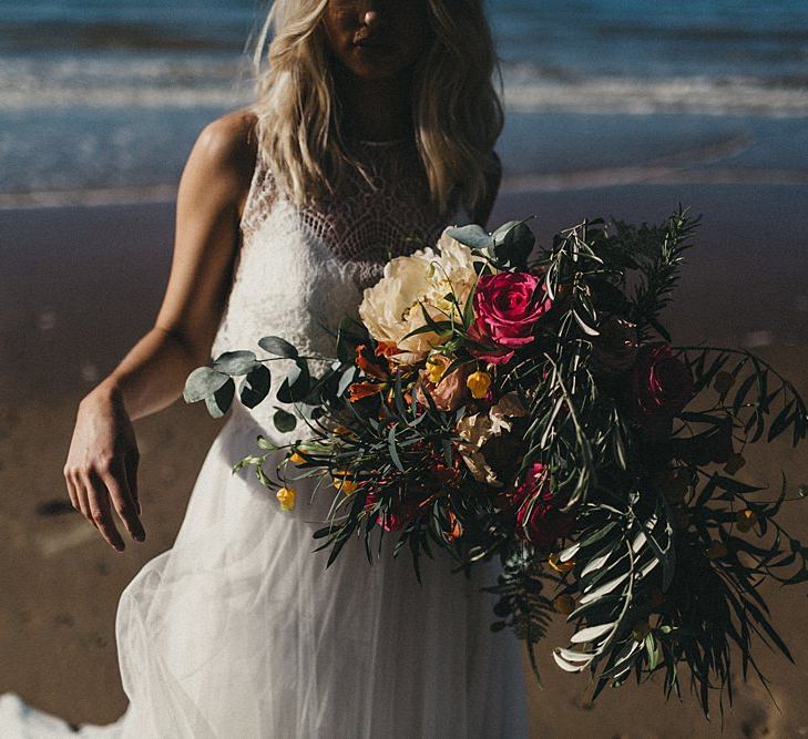 Beach Bridal Look Book Shoot At Camber Sands For White Mischief Bridal With Jenny Packham, Augusta Jones & Jesus Peiro | Images By Jason Williams Photography