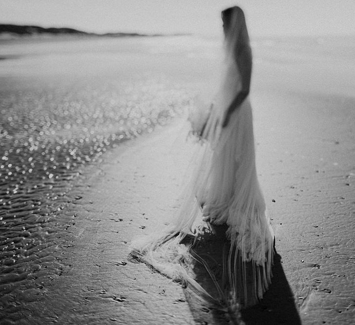 Beach Bridal Look Book Shoot At Camber Sands For White Mischief Bridal With Jenny Packham, Augusta Jones & Jesus Peiro | Images By Jason Williams Photography