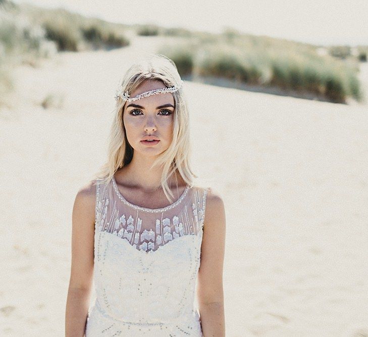 Beach Bridal Look Book Shoot At Camber Sands For White Mischief Bridal With Jenny Packham, Augusta Jones & Jesus Peiro | Images By Jason Williams Photography