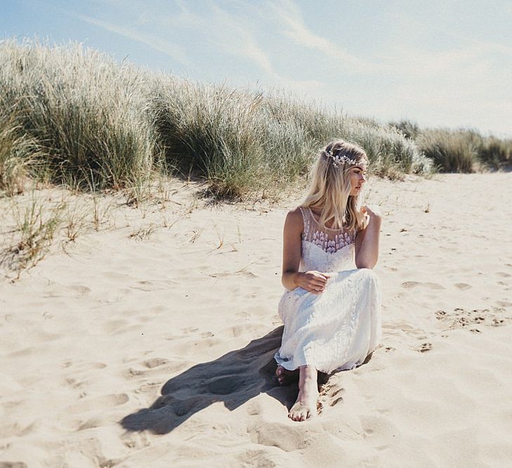 Beach Bridal Look Book Shoot At Camber Sands For White Mischief Bridal With Jenny Packham, Augusta Jones & Jesus Peiro | Images By Jason Williams Photography