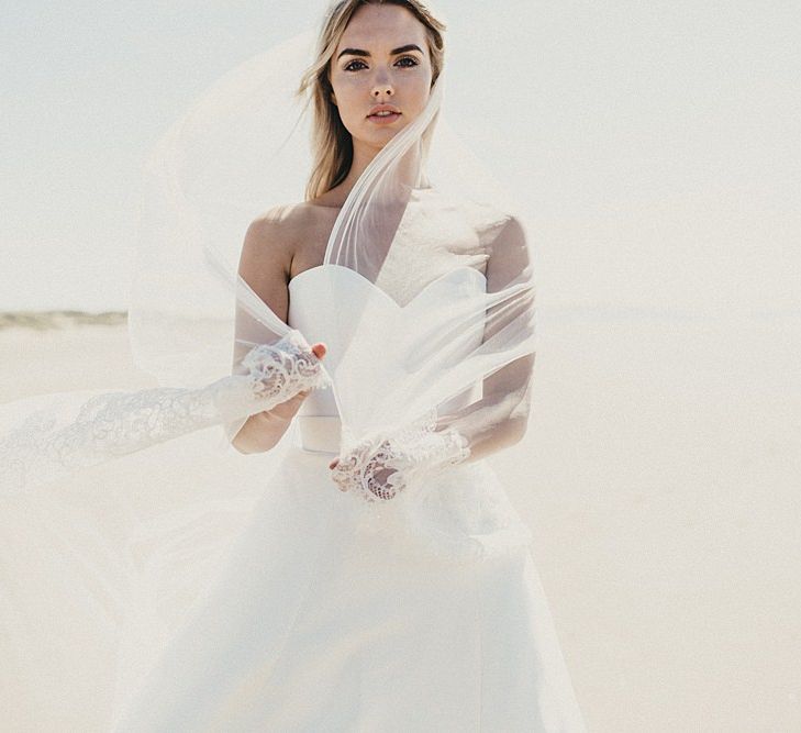 Beach Bridal Look Book Shoot At Camber Sands For White Mischief Bridal With Jenny Packham, Augusta Jones & Jesus Peiro | Images By Jason Williams Photography