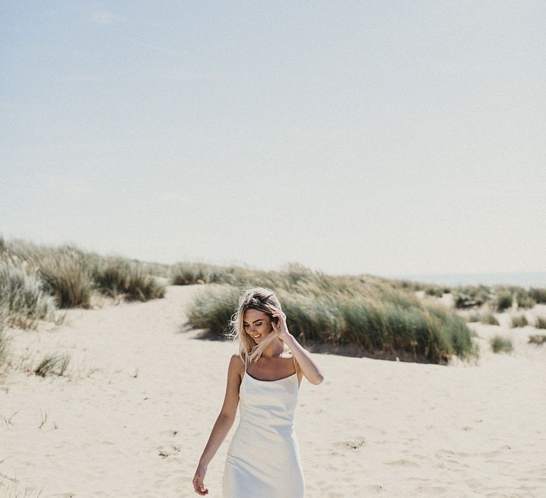 Beach Bridal Look Book Shoot At Camber Sands For White Mischief Bridal With Jenny Packham, Augusta Jones & Jesus Peiro | Images By Jason Williams Photography