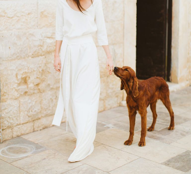 Bride in Alessia Baldi Gown | Cristina Firotto Event Design | Valentina Oprandi Photography