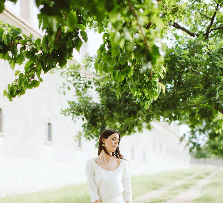 Bride in Alessia Baldi Gown | Cristina Firotto Event Design | Valentina Oprandi Photography