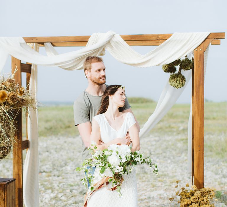 Bride in Alessia Baldi Gown | Cristina Firotto Event Design | Valentina Oprandi Photography