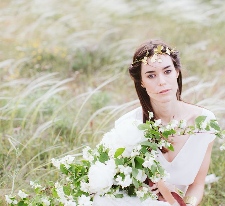 Bride in Alessia Baldi Gown | Cristina Firotto Event Design | Valentina Oprandi Photography