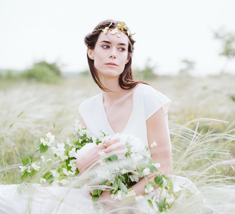 Bride in Alessia Baldi Gown | Cristina Firotto Event Design | Valentina Oprandi Photography