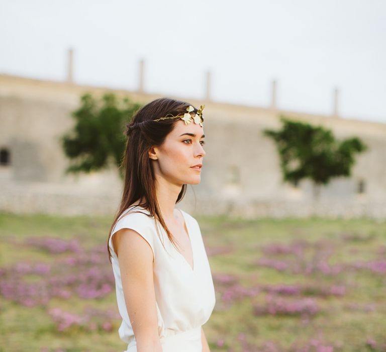 Bride in Alessia Baldi Gown | Cristina Firotto Event Design | Valentina Oprandi Photography