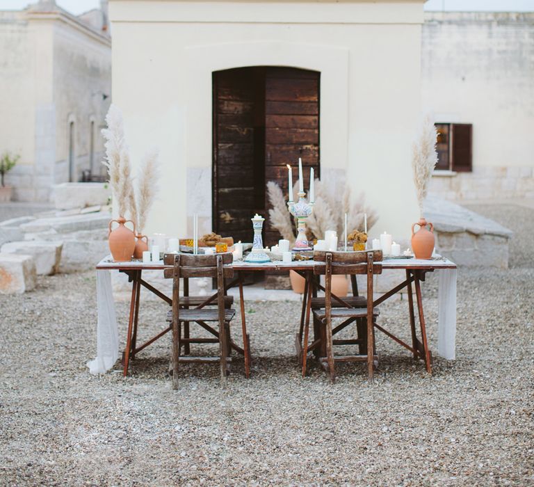 Table Scape | Natural Wedding Inspiration in the Apulian Karst Lands | Cristina Firotto Event Design | Valentina Oprandi Photography