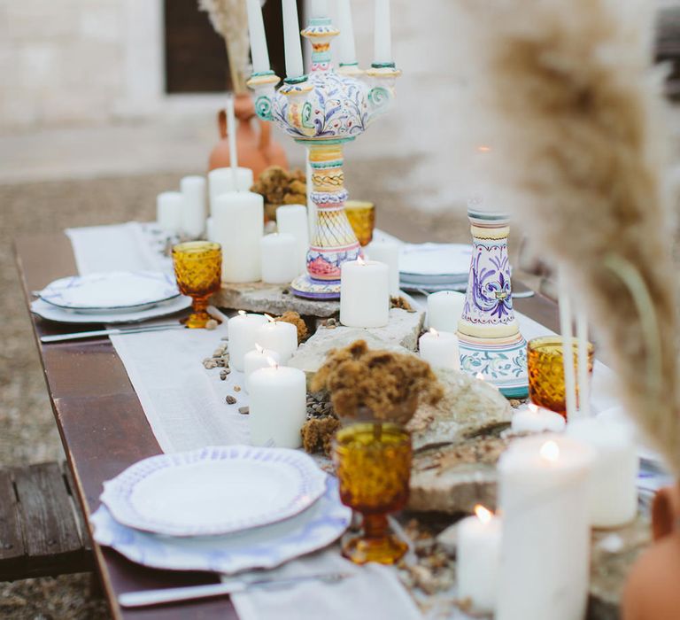 Table Decor | Natural Wedding Inspiration in the Apulian Karst Lands | Cristina Firotto Event Design | Valentina Oprandi Photography