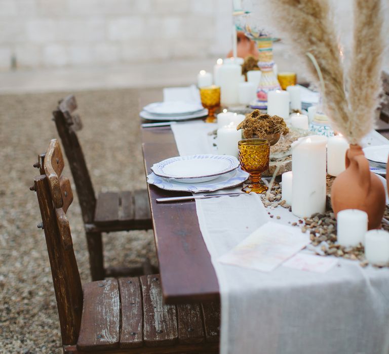 Table Decor | Natural Wedding Inspiration in the Apulian Karst Lands | Cristina Firotto Event Design | Valentina Oprandi Photography