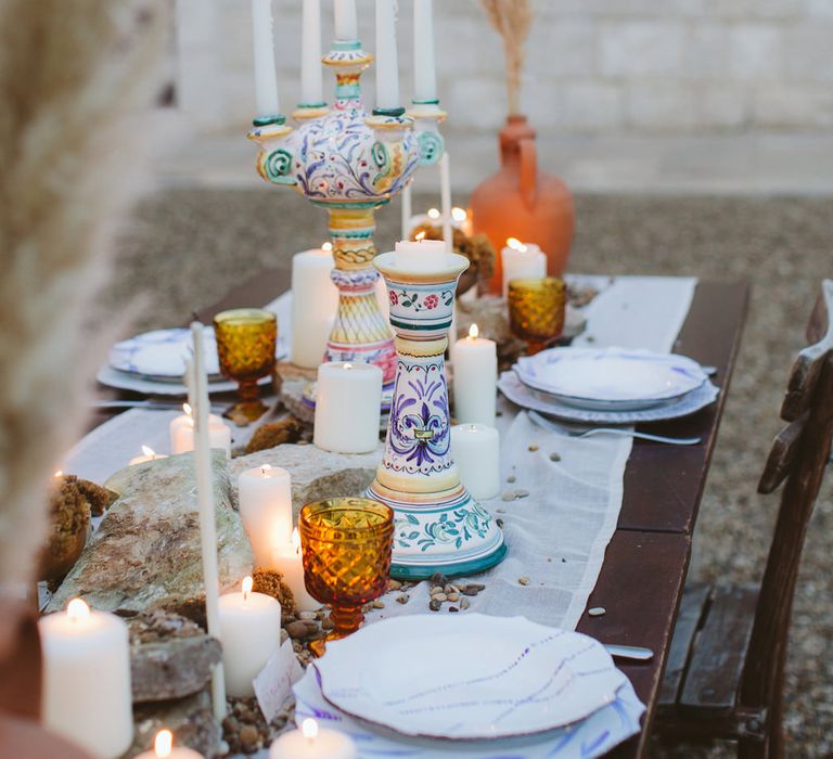 Table Decor | Natural Wedding Inspiration in the Apulian Karst Lands | Cristina Firotto Event Design | Valentina Oprandi Photography