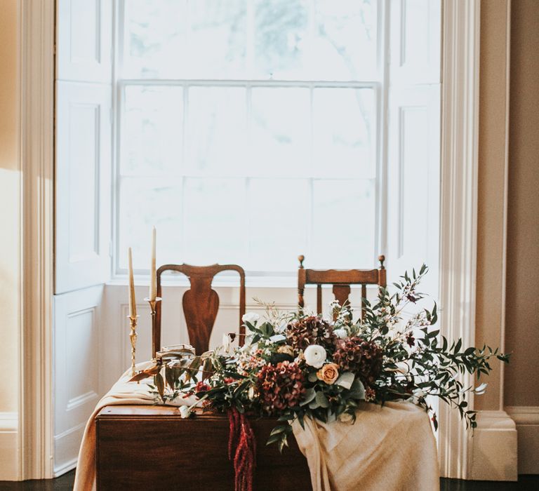 Autumnal Wedding Flowers