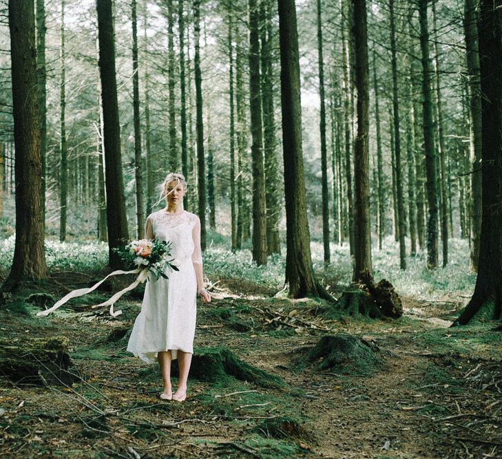 Wild Tipi Rustic Inspiration with Bride in Claire L Headdon Bridal Gown | Images by Olivia Bossert Photography |