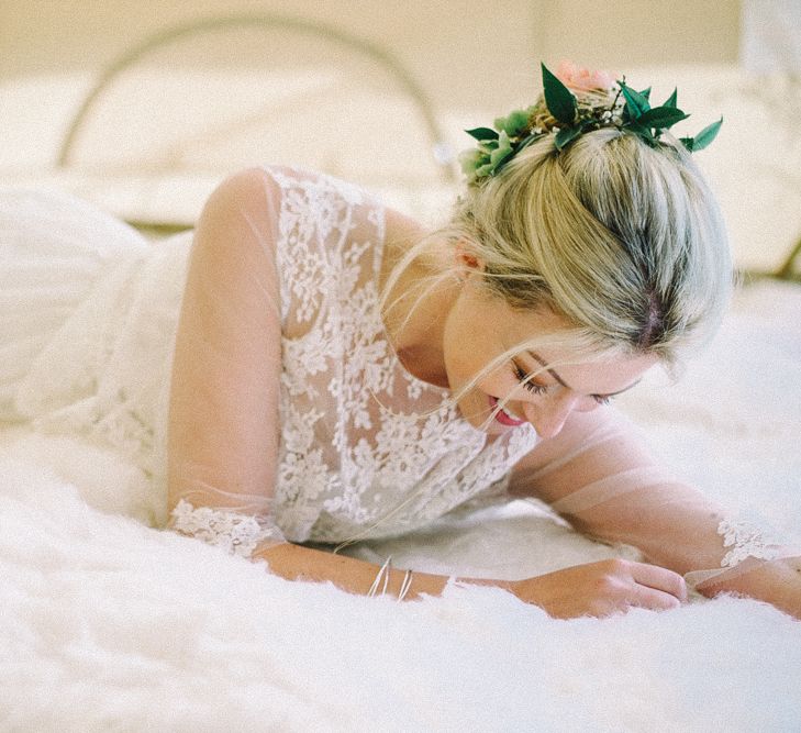 Wild Tipi Rustic Inspiration with Bride in Claire L Headdon Bridal Gown | Images by Olivia Bossert Photography |