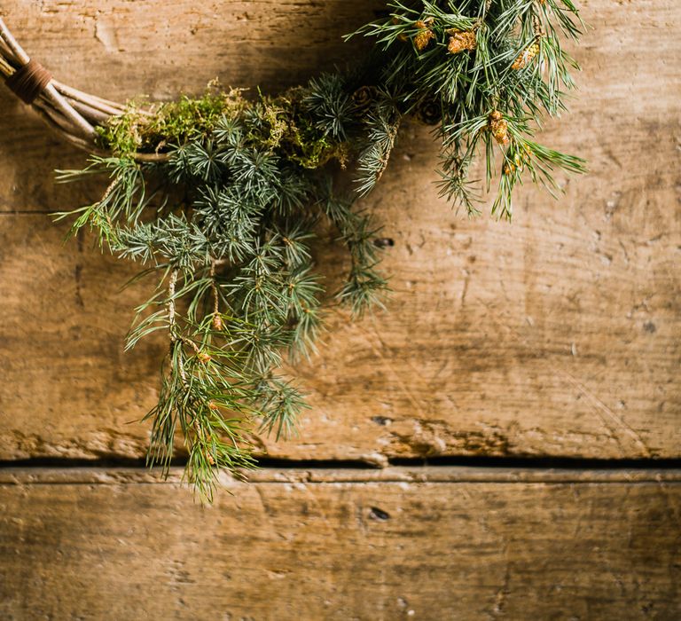 Foliage Ever Green Wreathe For Christmas or Winter Wedding