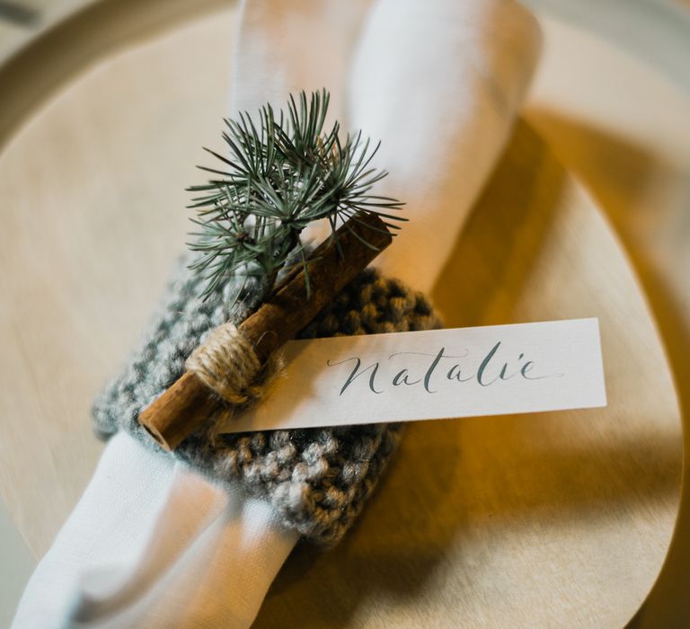 Winter Place Setting