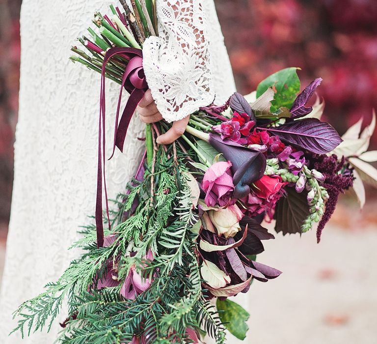 Woodland Luxe Wedding Inspiration At Knighton House Dorset With Minna Wedding Dresses & Images By Darima Frampton