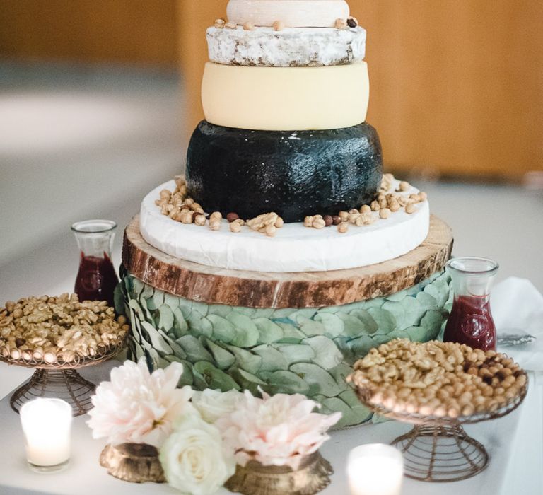 Cheese Tower Wedding Cake