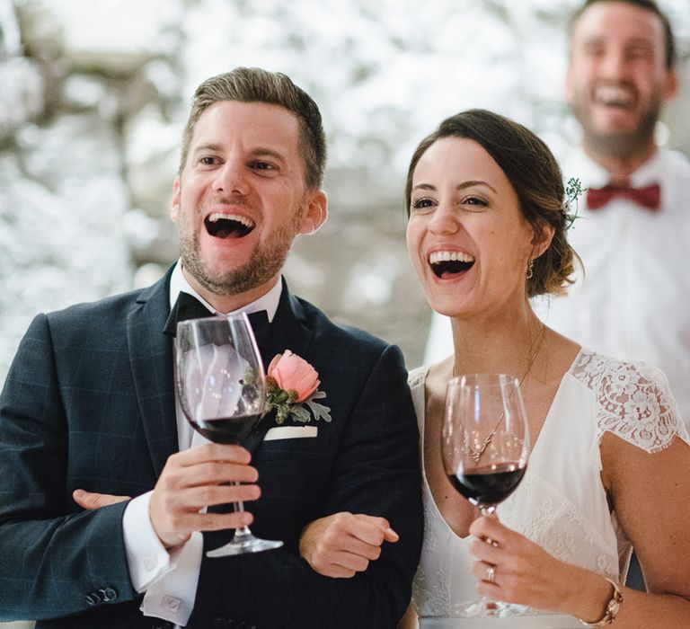 Bride & Groom Laughter