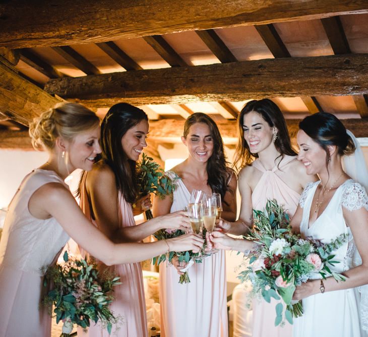 Bridal Party Getting Ready