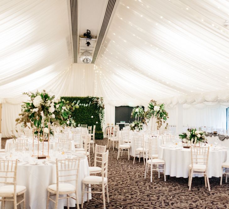 Greenery & White Marquee Wedding at The Villa, Levens with Copper Details | Bowtie and Belle Photography